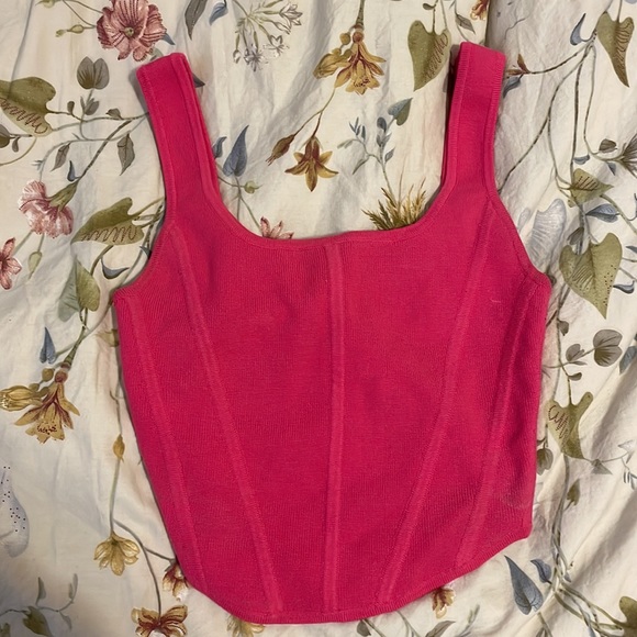 Sculpt knit bustier tank - Picture 4 of 5